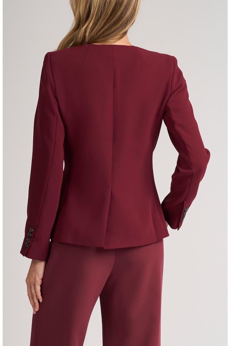 James Collarless Blazer, Alternate, color, TAWNY PORT
