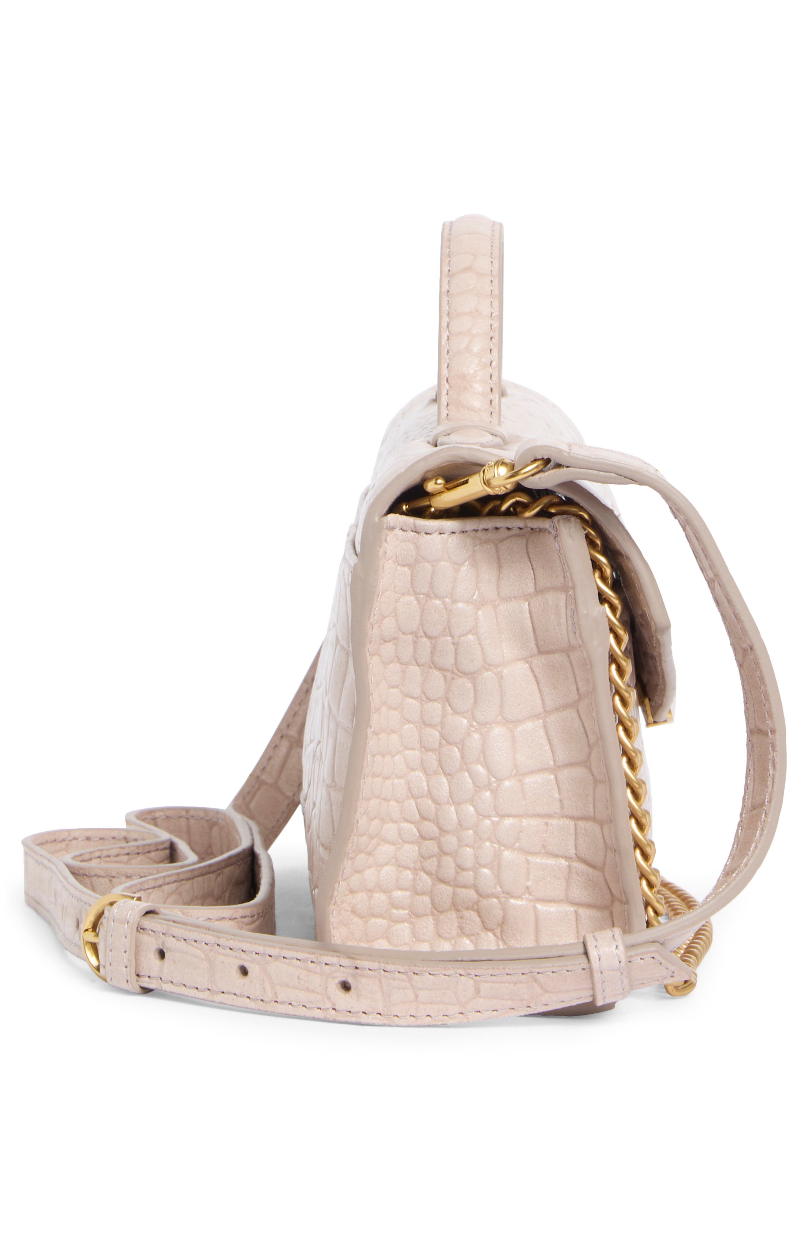 Stehf Top Handle Leather Bag, Alternate, color, PINK