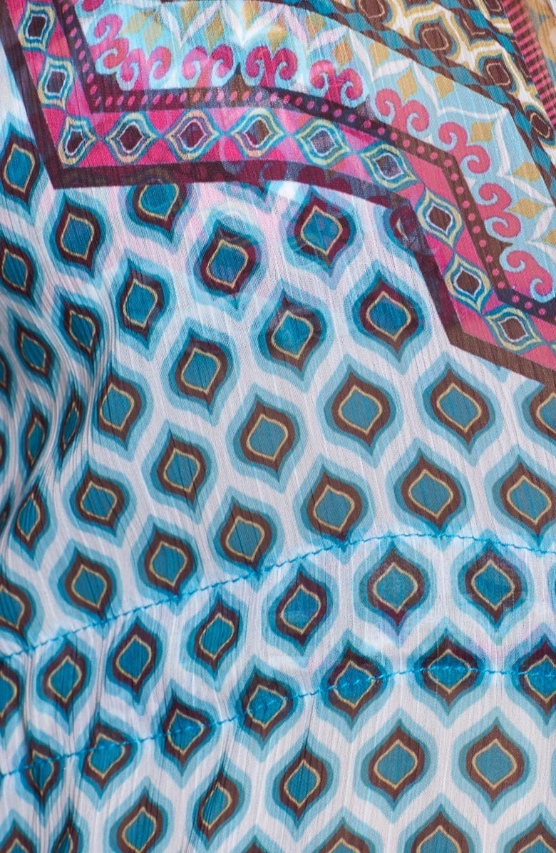 Becca 'Borrowed From The Boys' Chiffon Cover-Up Tunic, Alternate, color,