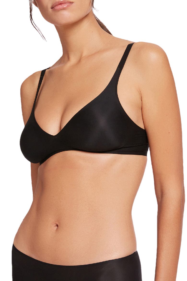 Skin 3W Wireless Bra, Main, color, BLACK