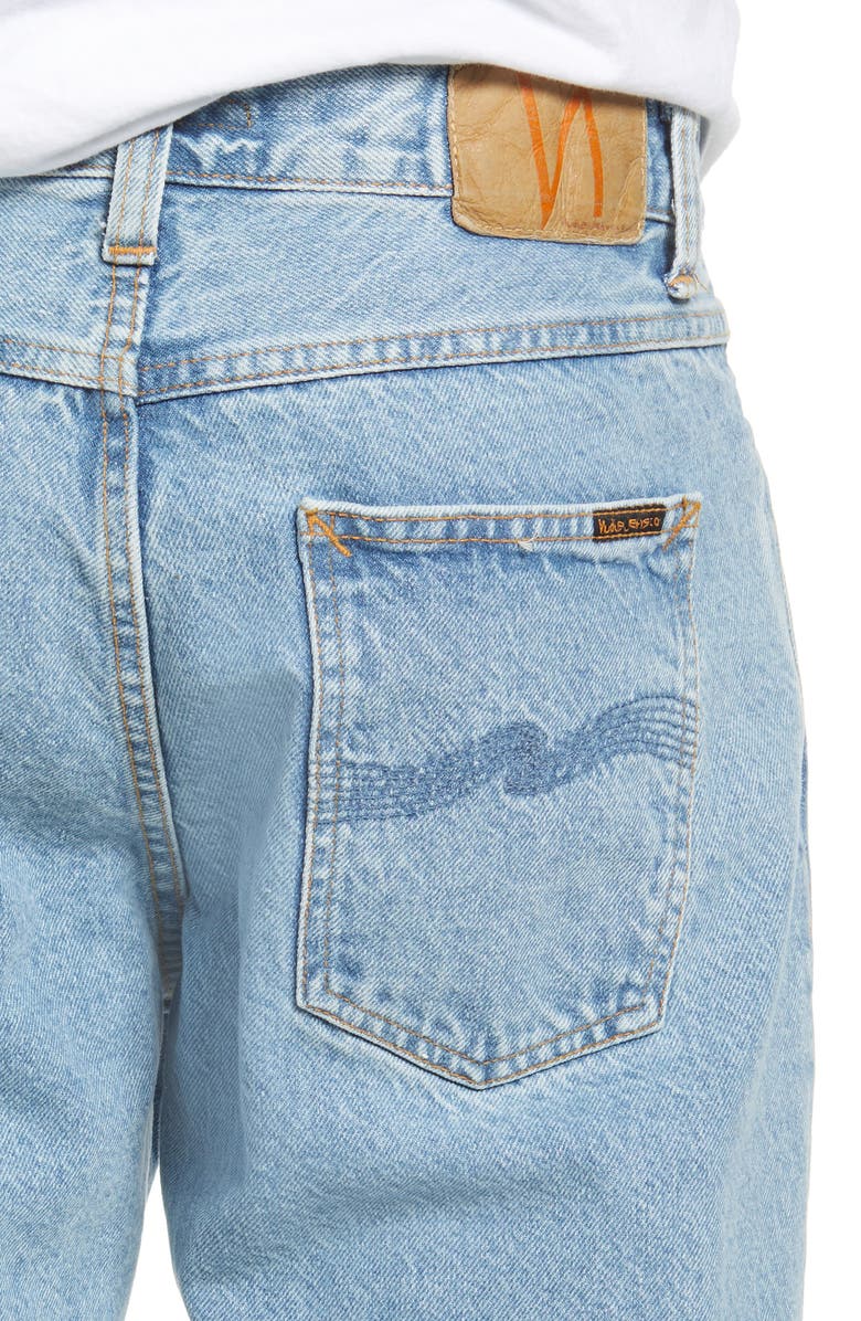 Nudie Jeans Steady Eddie II Organic Cotton Straight Leg Jeans, Alternate, color, 