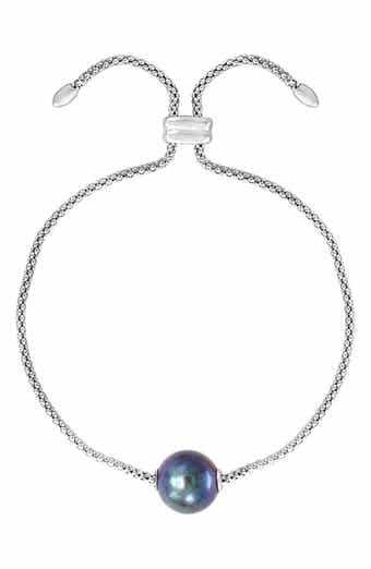Gray Freshwater Pearl Slide Bracelet