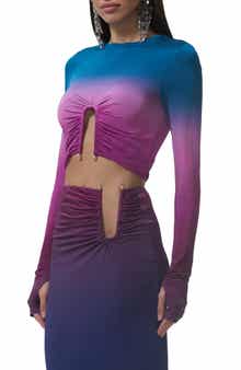 AFRM Freja Ombré Crop Top