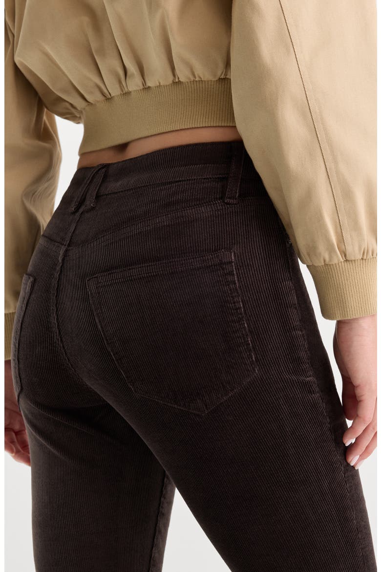 Good Classic High Waist Bootcut Corduroy Jeans, Alternate, color, ESPRESSO