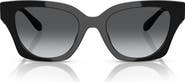 COACH 53mm Polarized Gradient Butterfly Sunglasses