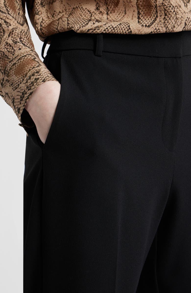 KOBI HALPERIN Gloria Crepe Ankle Pants, Alternate, color, Black