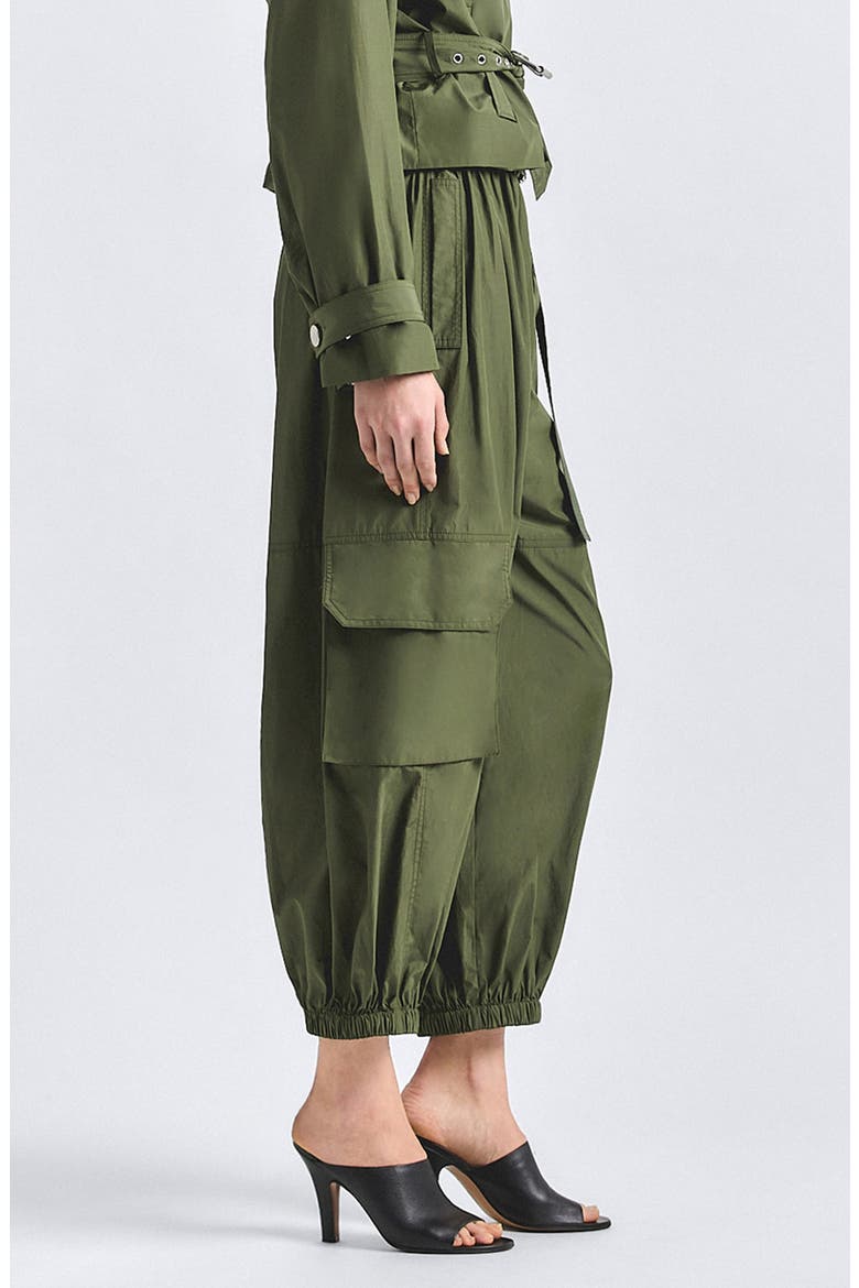 Tasmin Belted Balloon Cargo Pants, Alternate, color, FATIGUE