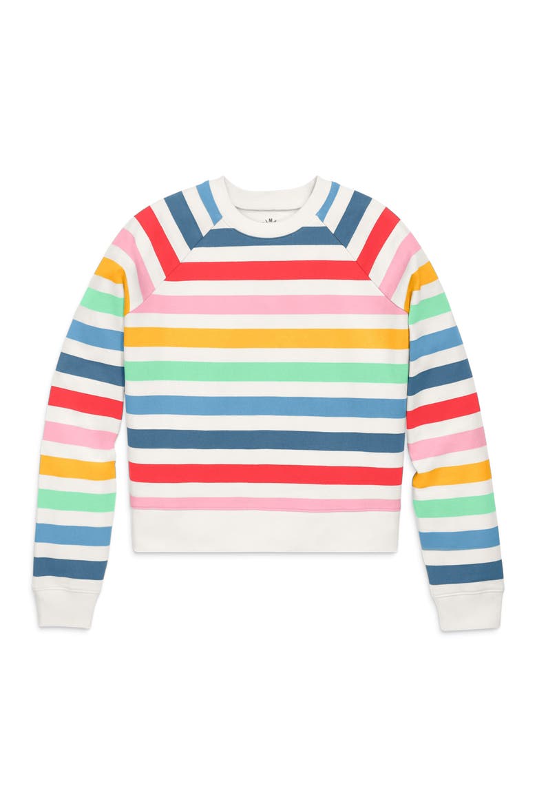 Women's Fit 24/7 Sweatshirt, Main, color, Ivory Candy Stripe