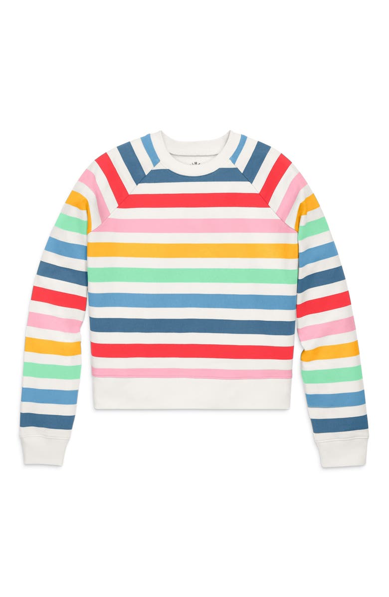 Primary Women's Fit 24/7 Sweatshirt, Main, color, Blossom Clementine Stripe