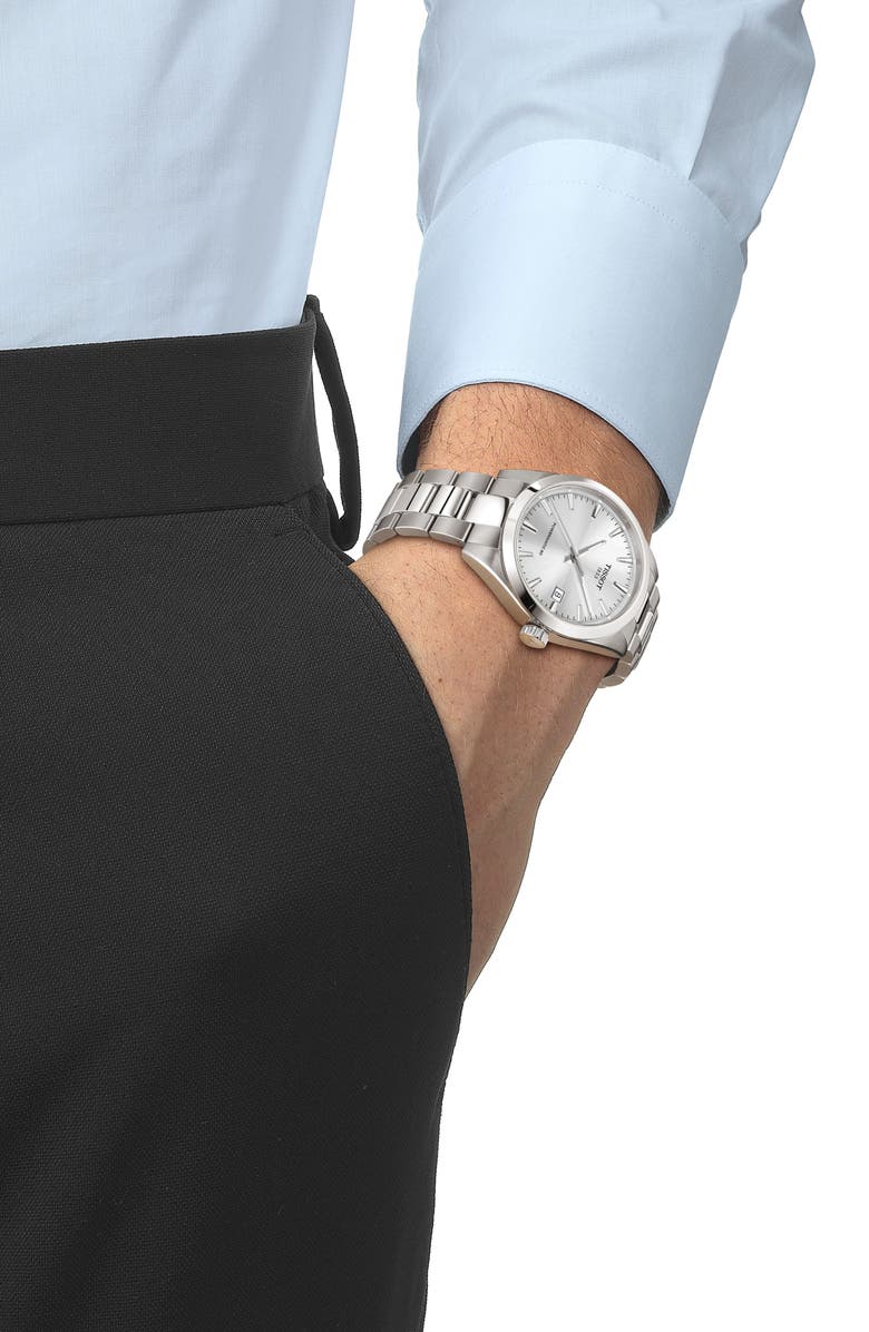 Tissot Gentleman Bracelet Watch, 38mm, Alternate, color, 
