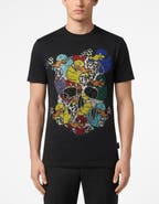 PHILIPP PLEIN Round Neck T-Shirt Gelato Monsters Men