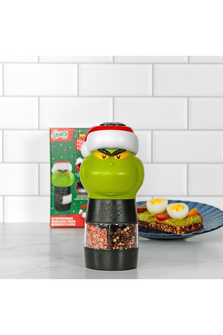 Dr. Seuss Grinch Salt and Pepper Mill Grinder, Alternate, color, None