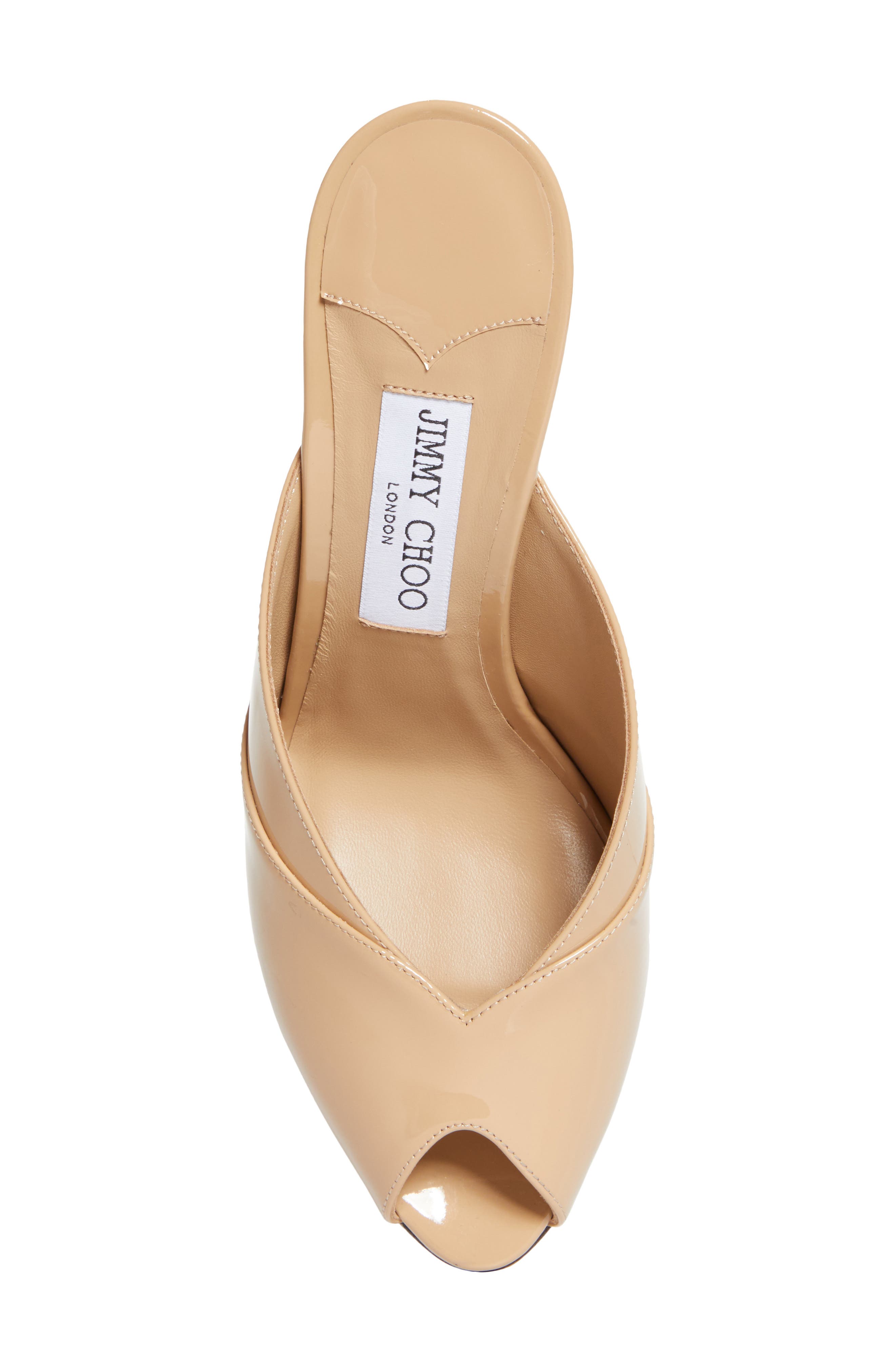Brigitte Peep Toe Mule, Alternate, color, CHAI