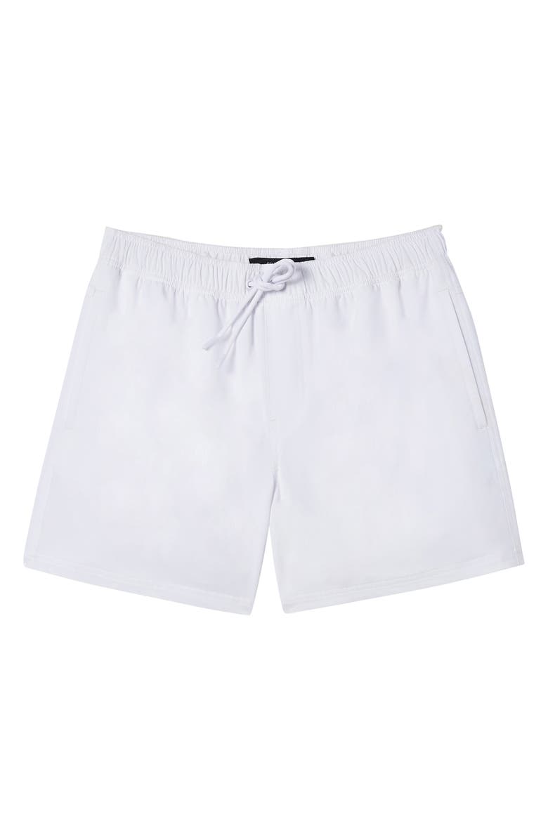 Cotton On Stretch Swim Shorts, Alternate, color, White