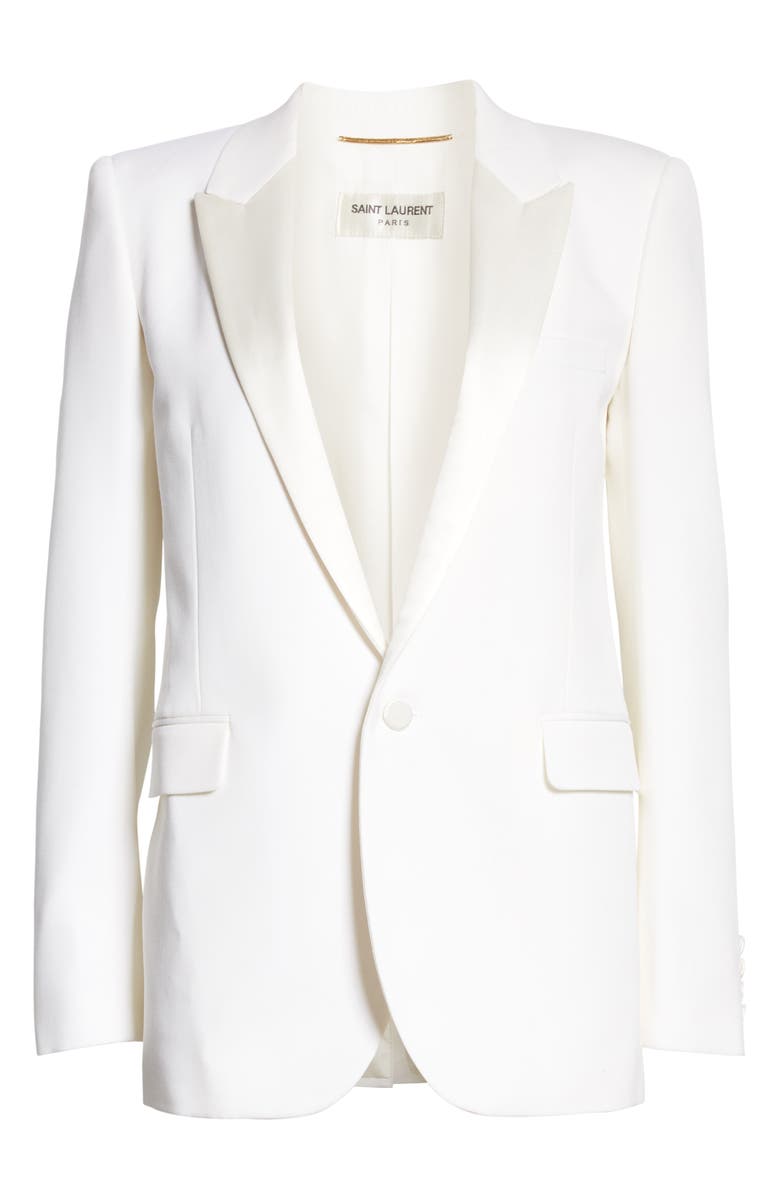 Saint Laurent Wool Blazer, Alternate, color,