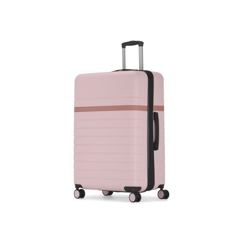 Bugatti Lisbon Hardside Check-in Large Luggage With Expansion In Pink