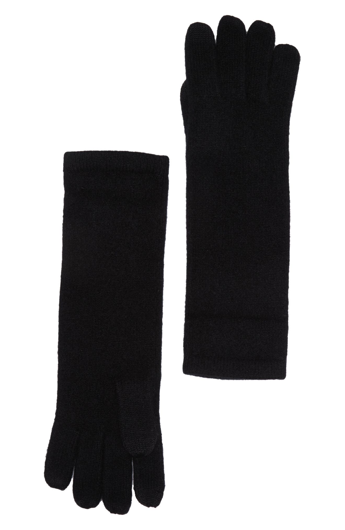 Sofia Cashmere Screen Knit Cashmere Gloves