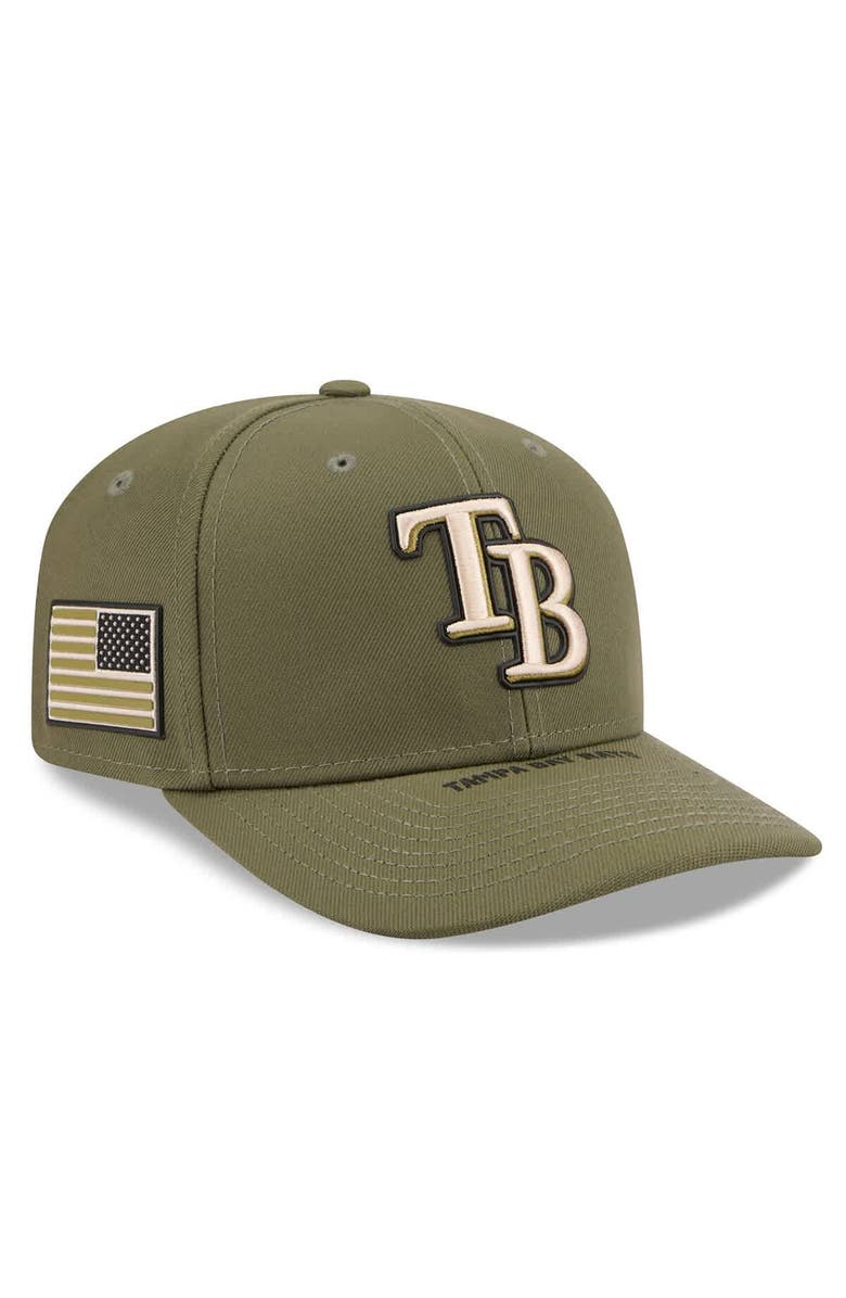 New Era Men's New Era  Olive Tampa Bay Rays 2026 Armed Forces Day 9SEVENTY Adjustable Hat, Main, color, Olive