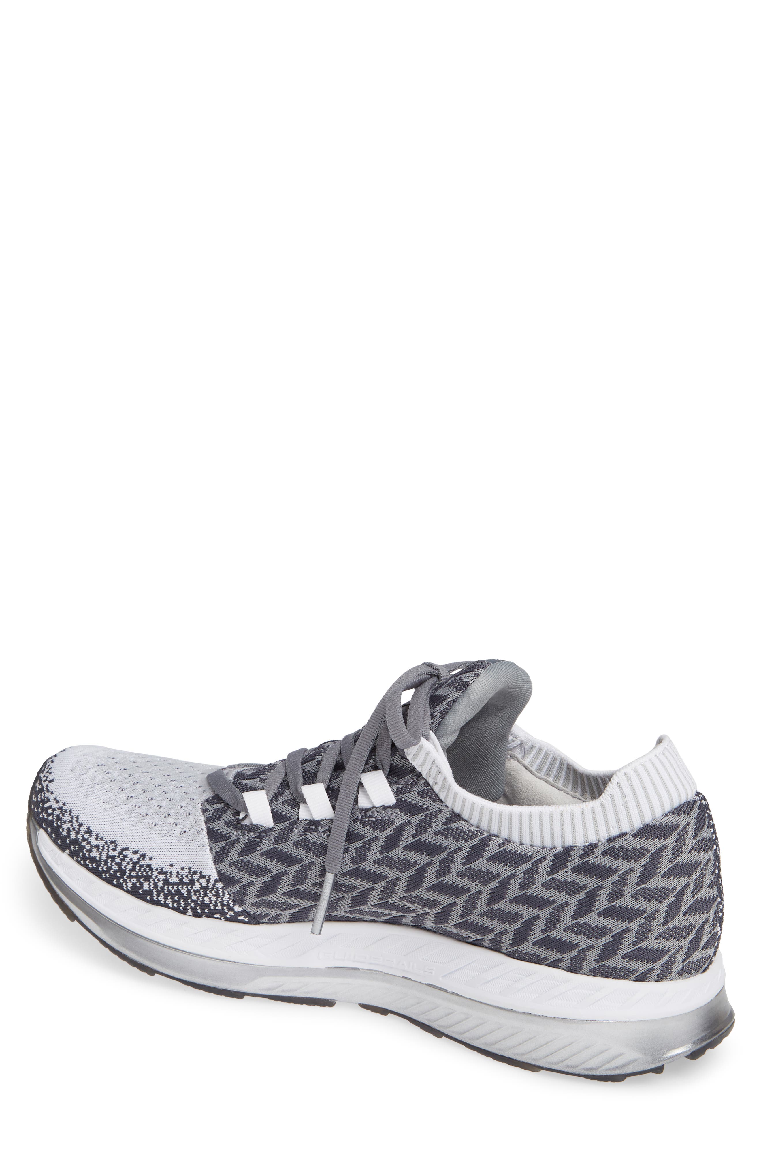 Bedlam Running Shoe, Alternate, color, GREY/ WHITE/ EBONY