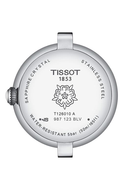 Tissot Small Bellissima Diamond Bracelet Watch In Metallic