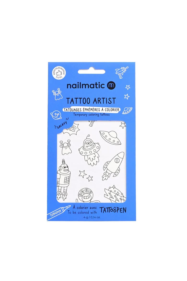 Temporary Tattoo For Kids, Main, color, Galaxy
