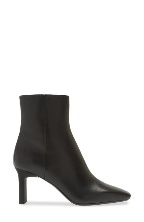 Rag & Bone Aja Leather Ankle Zip Booties In Black