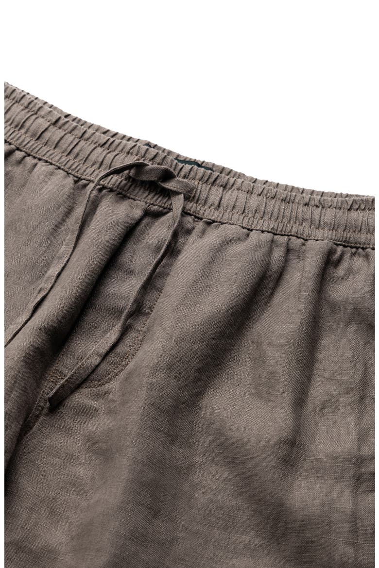 Linen Shorts, Alternate, color, DRIFTWOOD