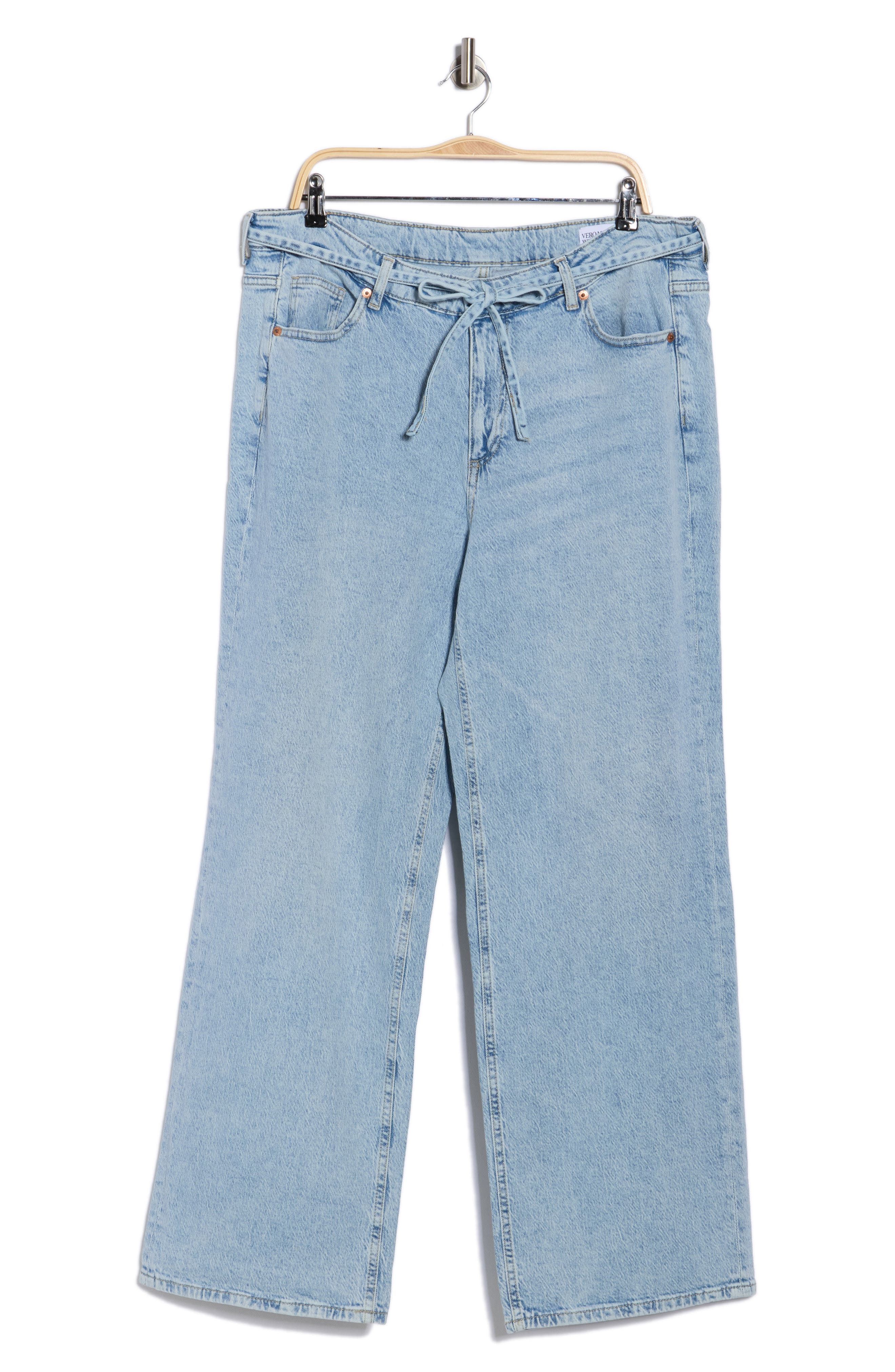 VERO MODA Wide Leg Belted Jeans