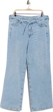 VERO MODA Wide Leg Belted Jeans