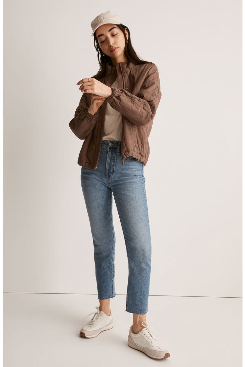 Bremen Bomber Jacket, Alternate, color, WEATHERED TAUPE