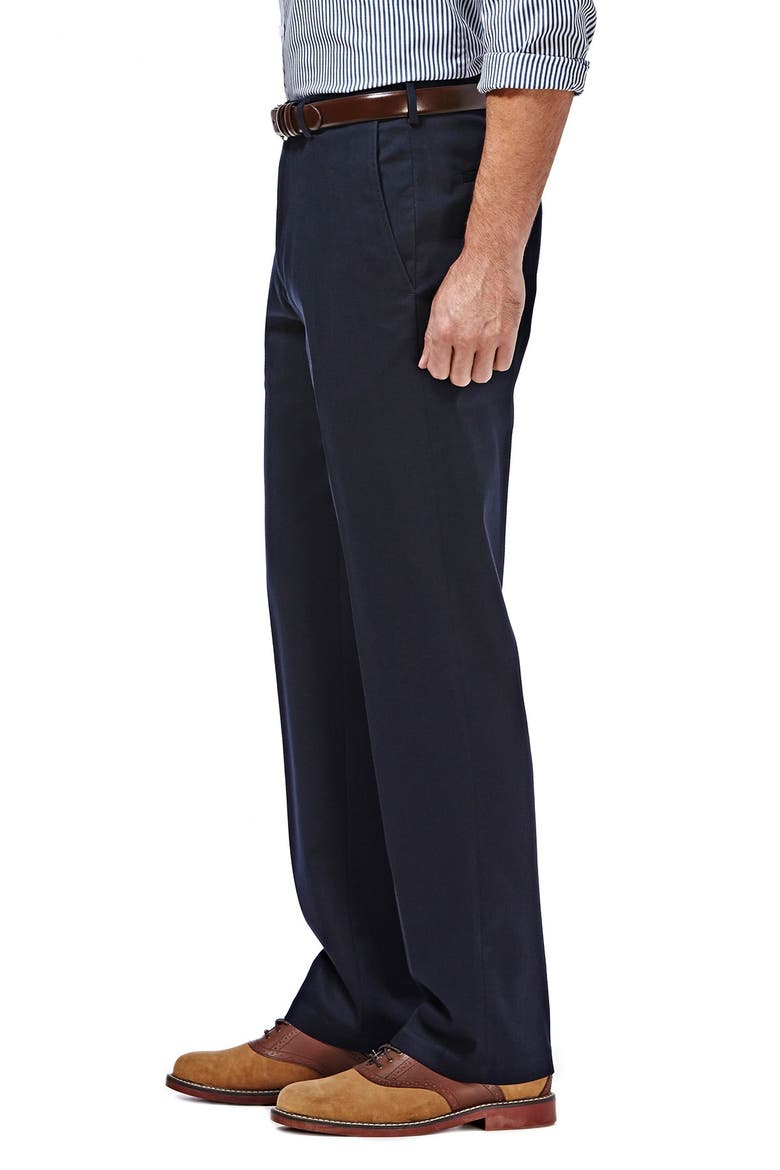 Premium No Iron Khaki Classic Fit Pant, Alternate, color, DARK NAVY