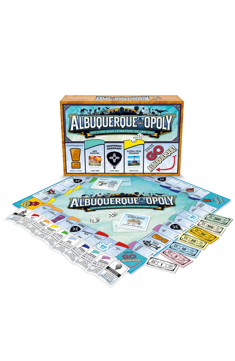 Late for the Sky Albuquerqueopoly Monopoly Board Game, Alternate, color, Multicolored