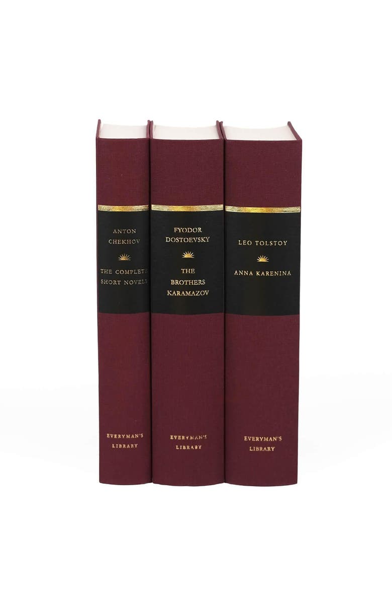 Juniper Books Russian Literature Book Set, Alternate, color, Red