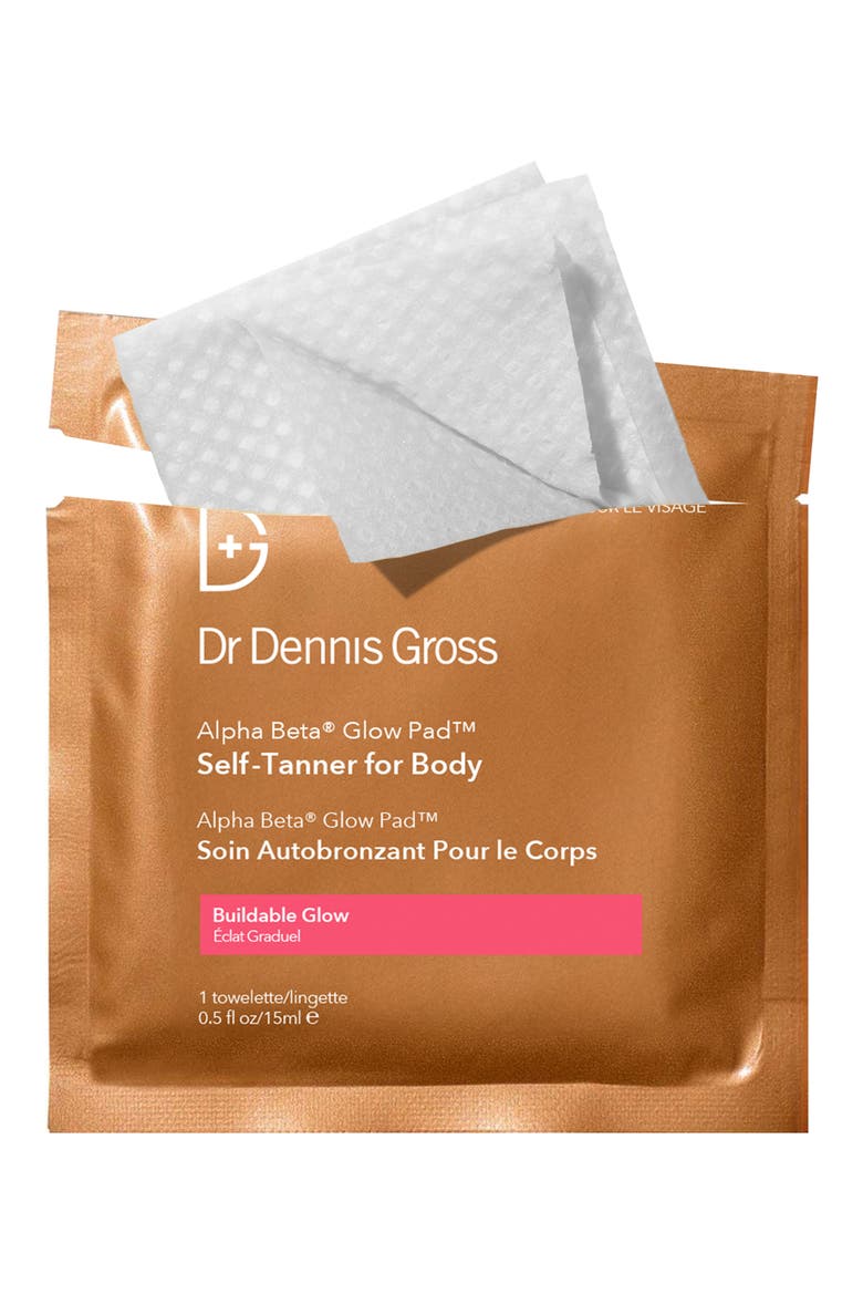 8-Pack Alpha Beta® Glow Pad™ Self-Tanner For Body Buildable Glow, Alternate, color, NO COLOR