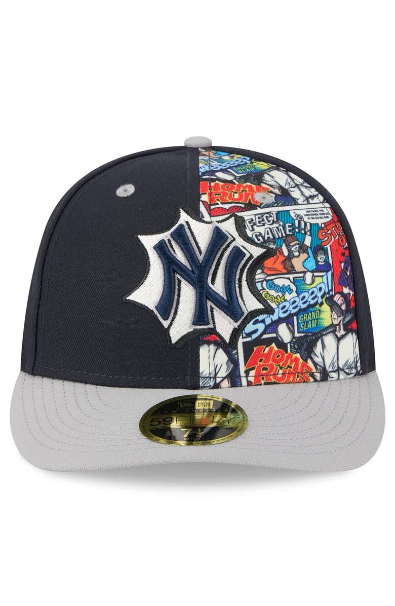 New Era Men's New Era Navy/Gray New York Yankees 2025 MLB Diamond Hero Edition Low Profile 59FIFTY Fitted Hat, Alternate, color, Navy