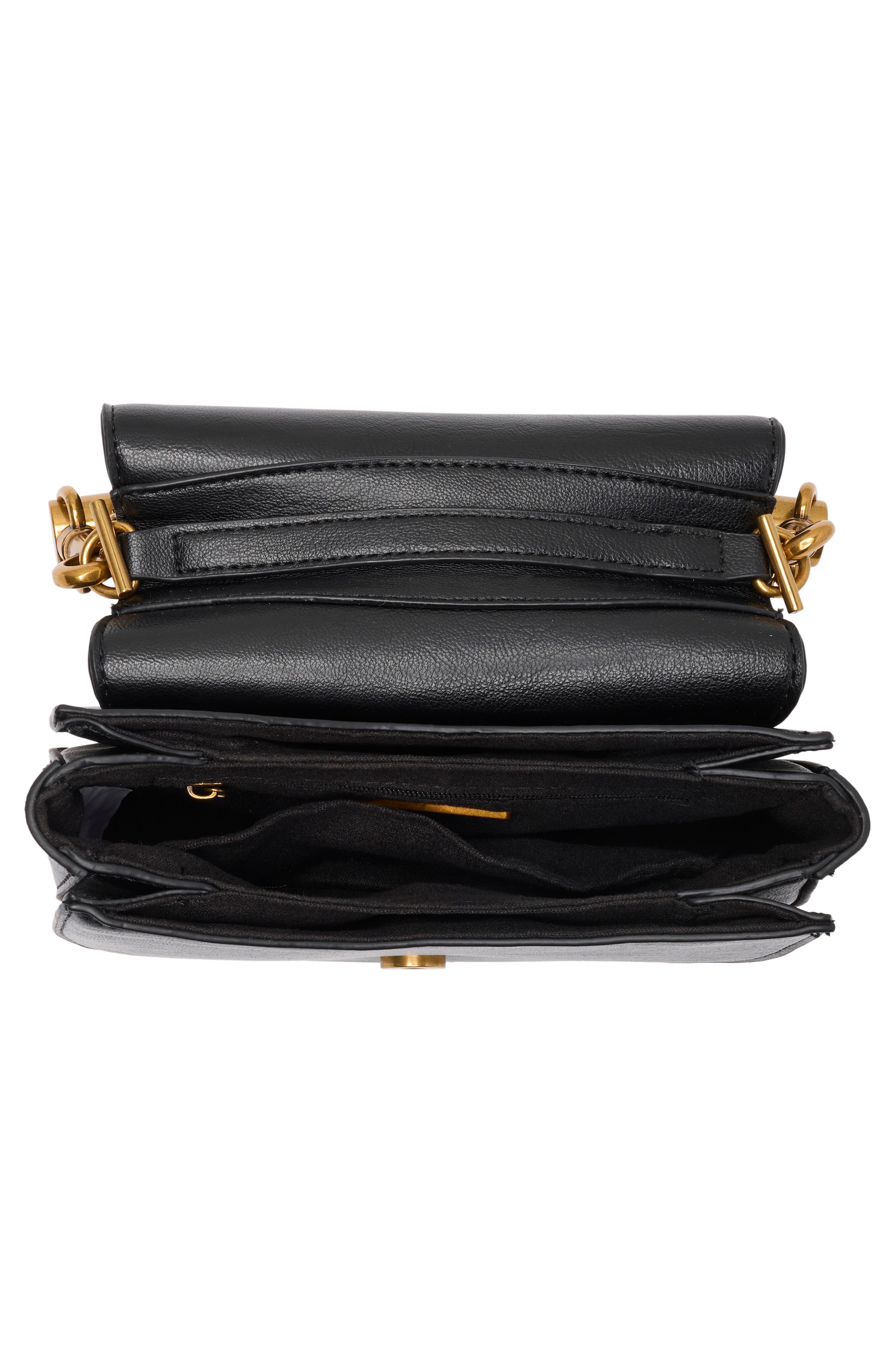 Bash Faux Leather Saddle Bag, Alternate, color, BLACK ELEPHANT PEBBLE