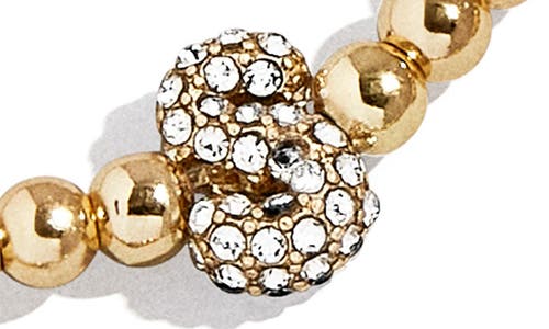 Baublebar Pisa Pavé Heart Station Beaded Bracelet