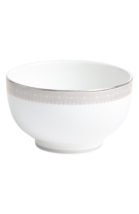 Lace Bone China Rice Bowl