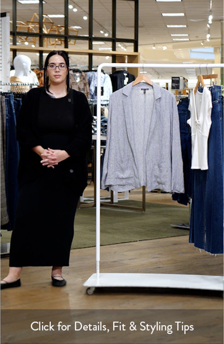 Organic Linen Blazer, sales video thumbnail