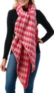 MARCUS ADLER Houndstooth Print Scarf