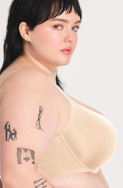 Savage X Fenty Microfiber Push-up Bra In Nude