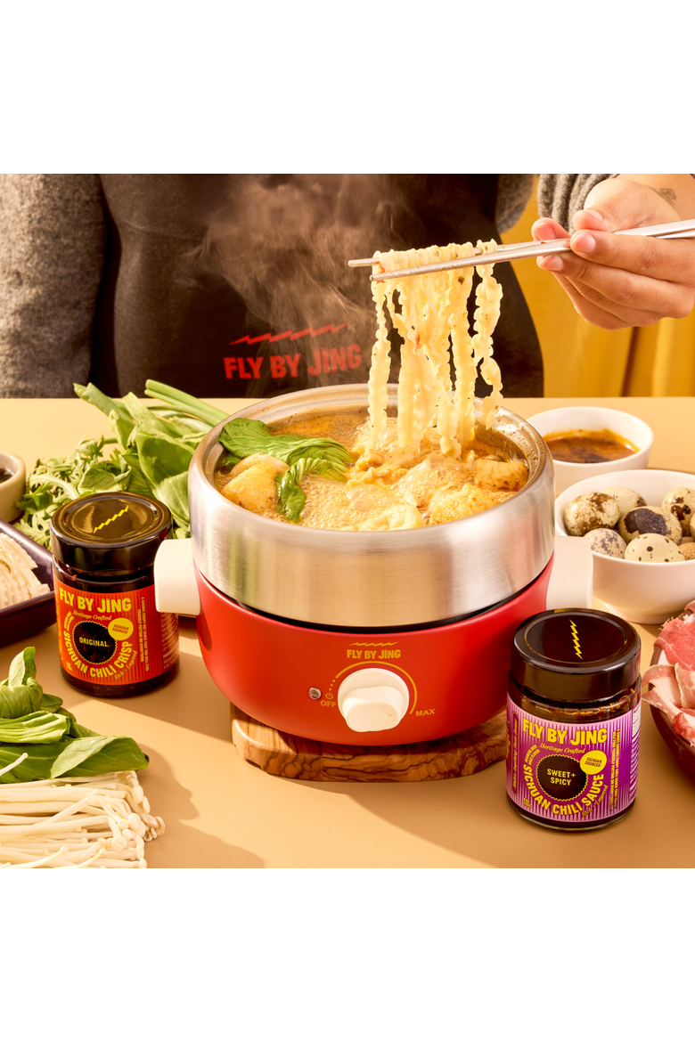 Mini Hot Pot Set, Alternate, color, Red