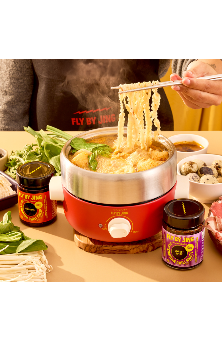 Fly by Jing Mini Hot Pot Set, Alternate, color, Red