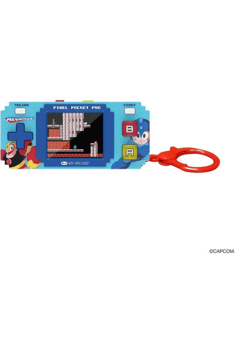 Myarcade Dgunl7140 Mega Man Pixel Pocket Pro Hand, Alternate, color, Multicolor