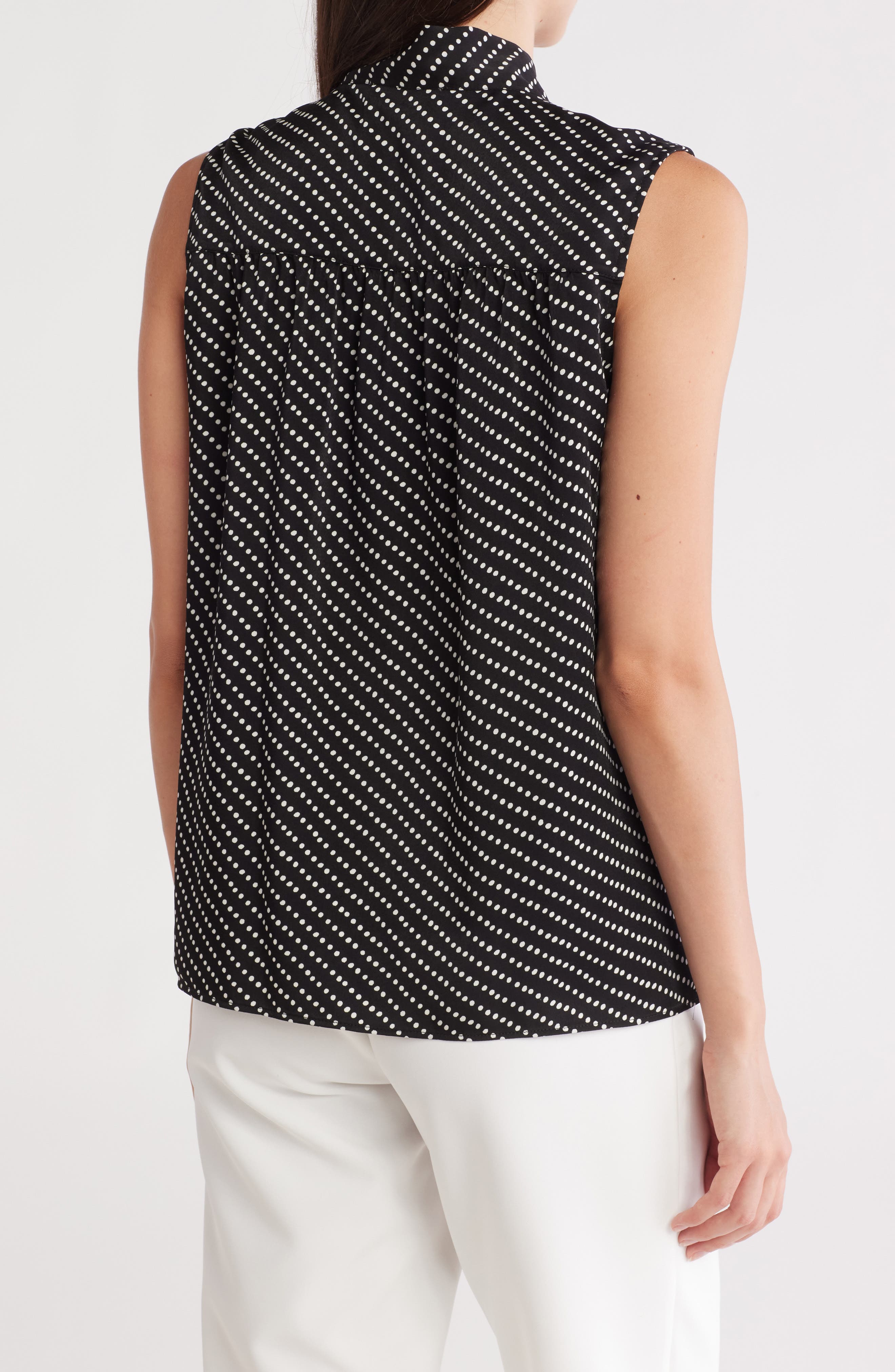 Tie Front Sleeveless Top - image 2