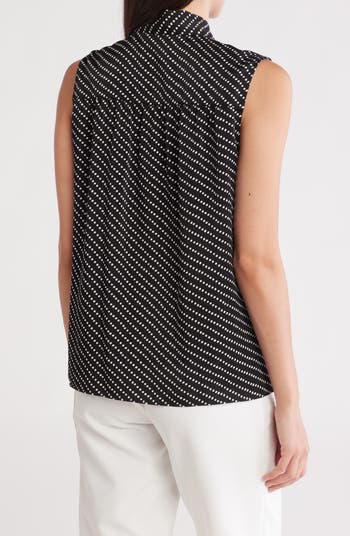 Tie Front Sleeveless Top