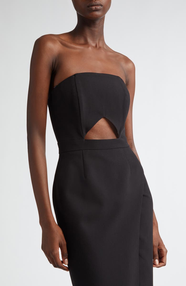 ISRAELLA KOBLA Iman Strapless Stretch Midi Dress, Alternate, color,