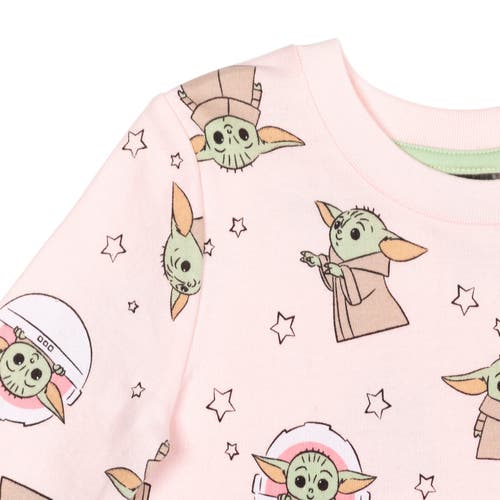 Star Wars Baby Yoda The Mandalorian Pullover Sweatshirt In Pink