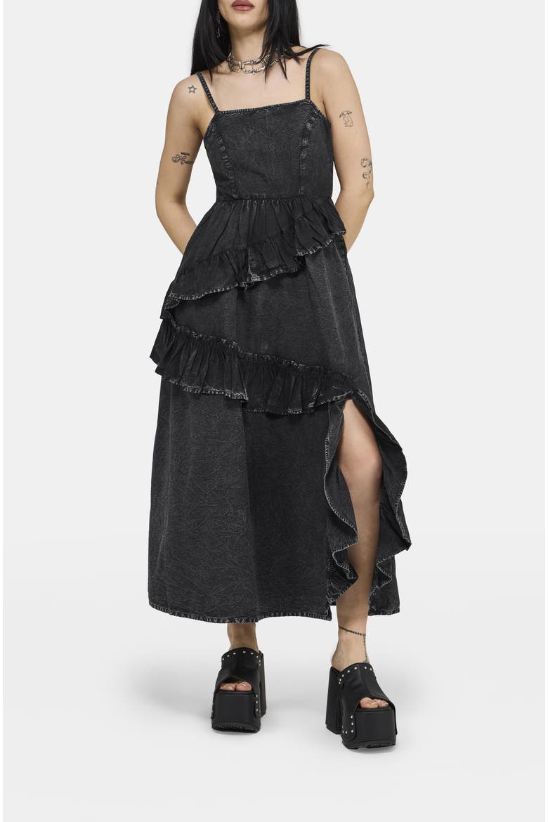 Corvina Fitted Bodice Dress, Alternate, color, Black