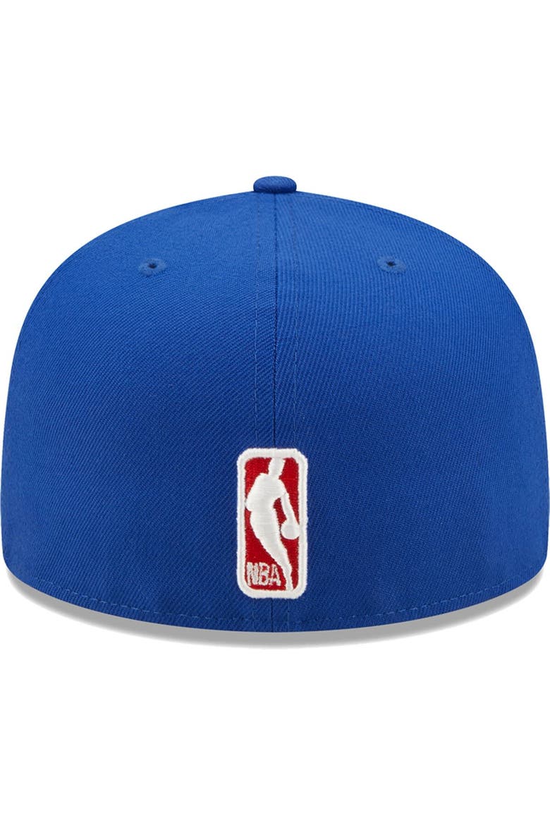 Men's New Era Royal Philadelphia 76ers Fall 22 Identity 59FIFTY Fitted Hat, Alternate, color, Royal